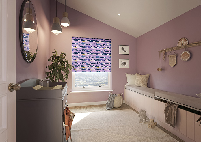 Serene Summit, Amethyst - Roman Blind - Image 6